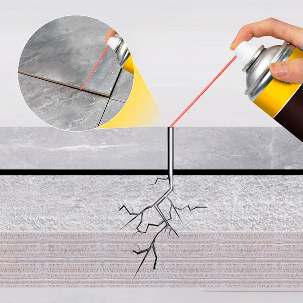 Spray adhesivo sellador para grietas y pisos vista adicional – Mil Ideas