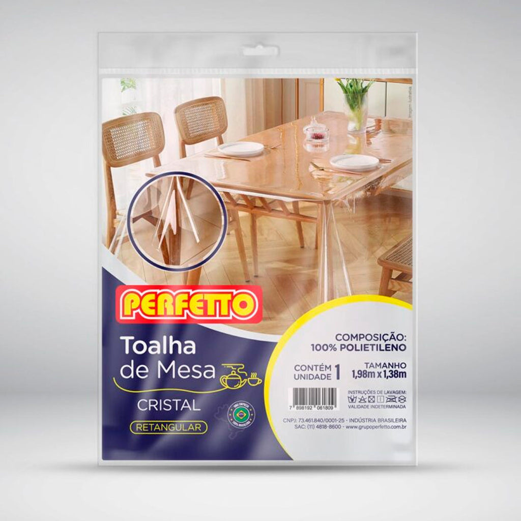 Mantel cuadrado transparente protector de mesa – Mil Ideas