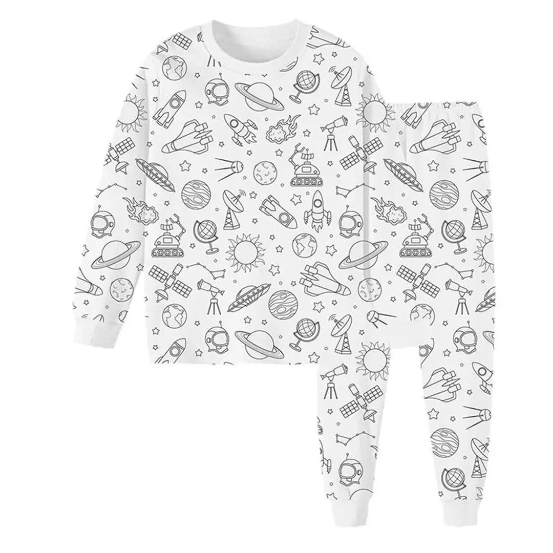 Conjunto pijama coloreable para niños – Mil Ideas