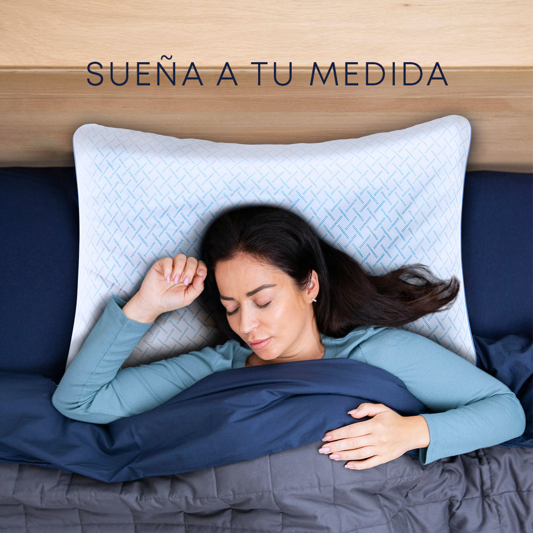 Almohada TheraFlox copos de gel en uso – Mil Ideas