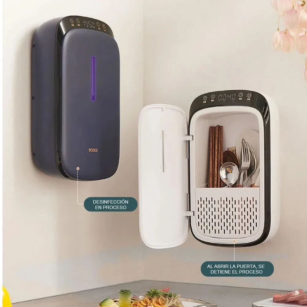 Esterilizador UV ECOCO para utensilios de cocina vista adicional – Mil Ideas