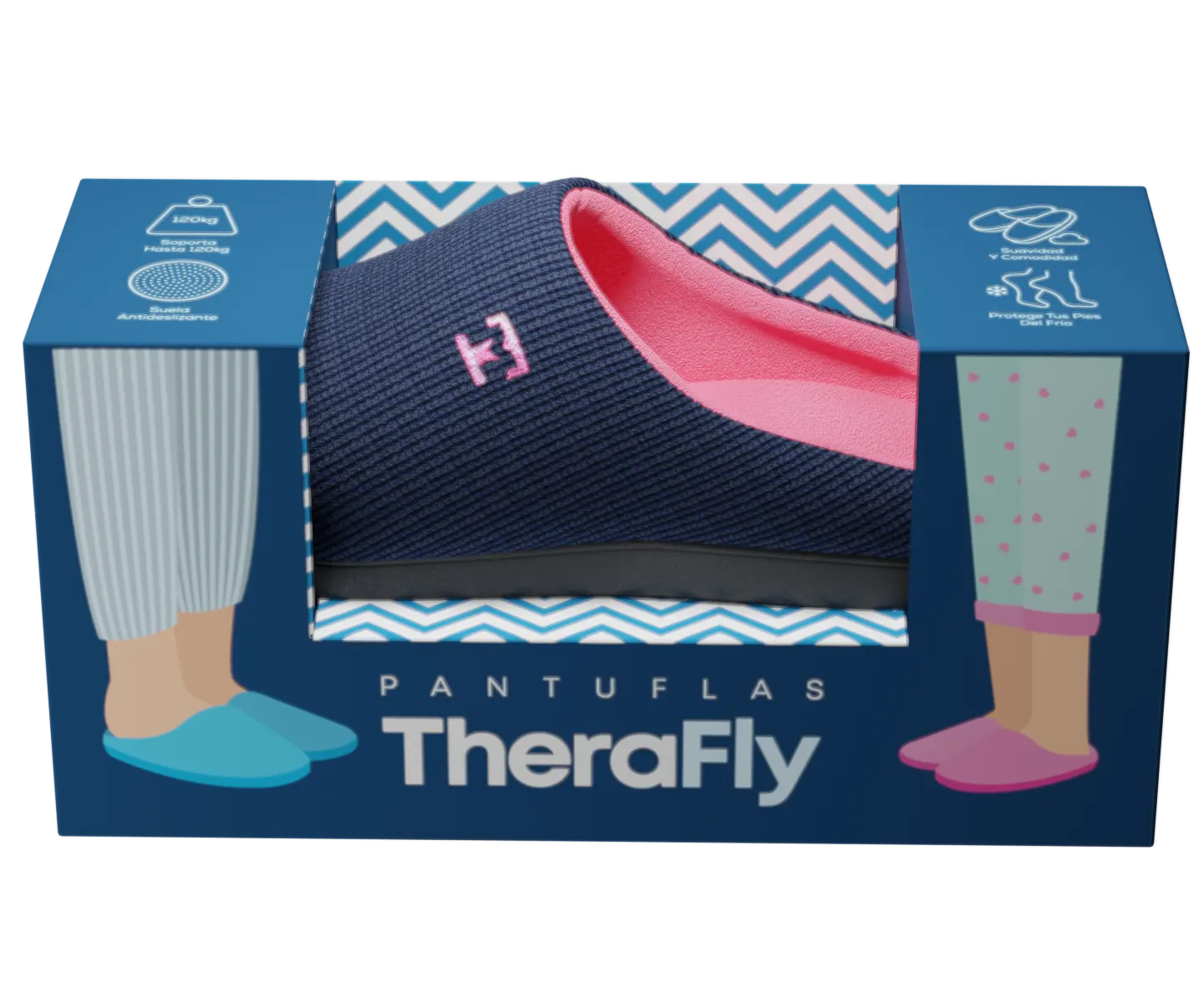 Pantuflas viscoelasticas TheraFly alta densidad – Mil Ideas