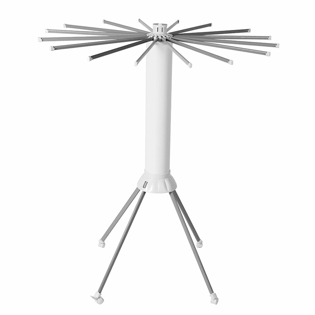 Tendedero plegable tipo paraguas ahorra espacio en uso – Mil Ideas
