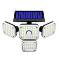 Foco con panel solar 4 focos extensible – Mil Ideas