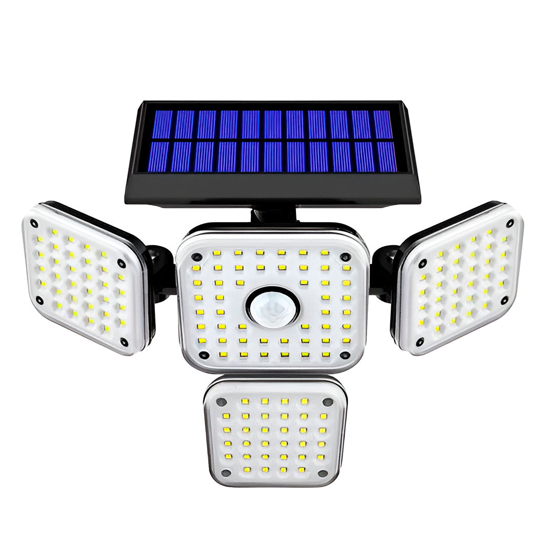 Foco con panel solar 4 focos extensible – Mil Ideas