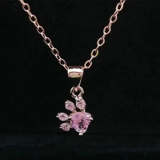 Set Catpaw en Plata 925 Gold Rose - Mil Ideas