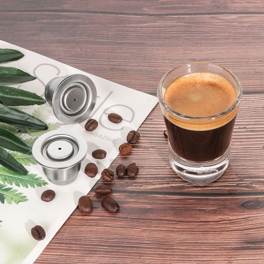 Cápsula para café reutilizable acero inoxidable detalle – Mil Ideas