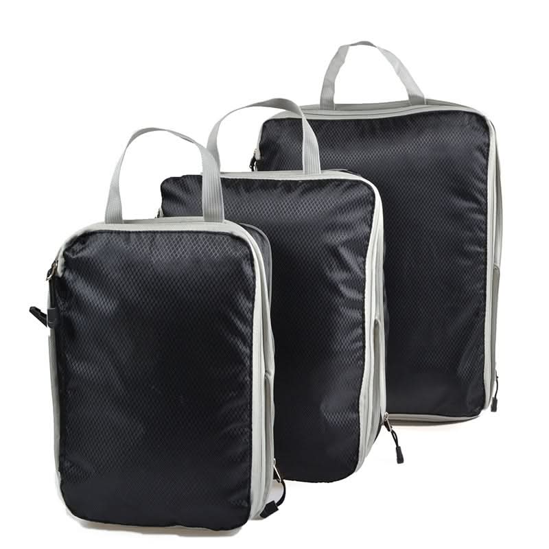 Set 3 bolsas organizadoras extensibles en uso – Mil Ideas