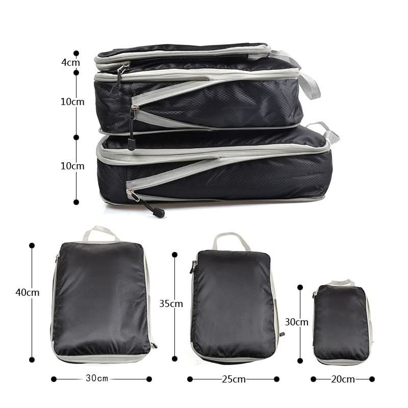 Set 3 bolsas organizadoras extensibles vista adicional – Mil Ideas