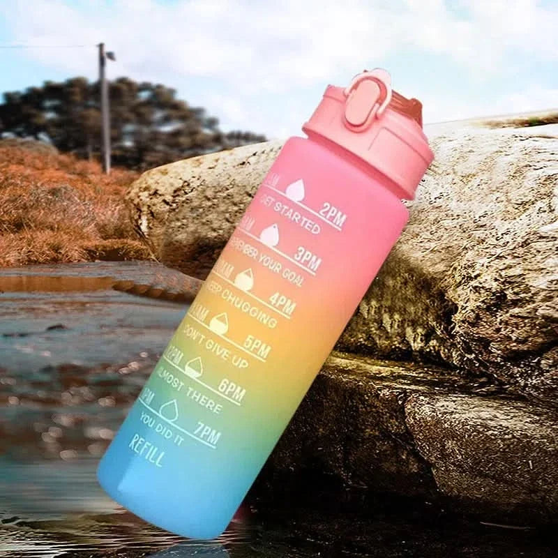 Botella deportiva graduada detalle – Mil Ideas