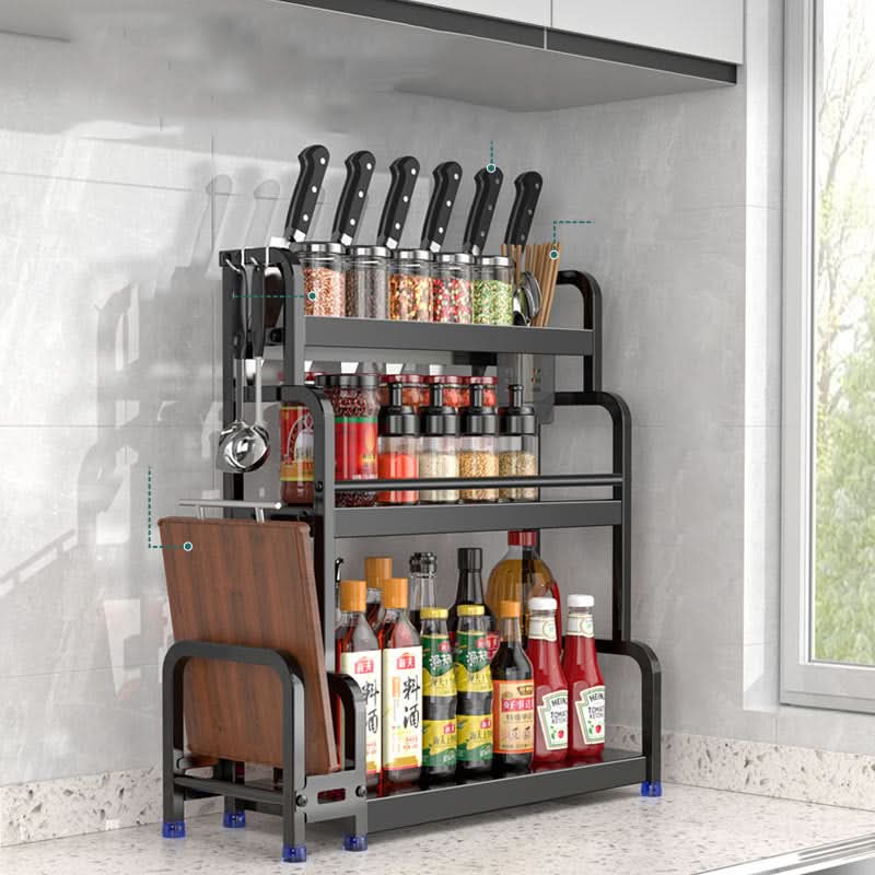 Rack especiero de cocina 3 estantes ConforHome vista adicional – Mil Ideas