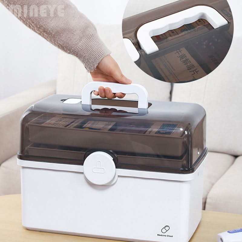 Contenedor organizador de medicamentos blanco – Mil Ideas