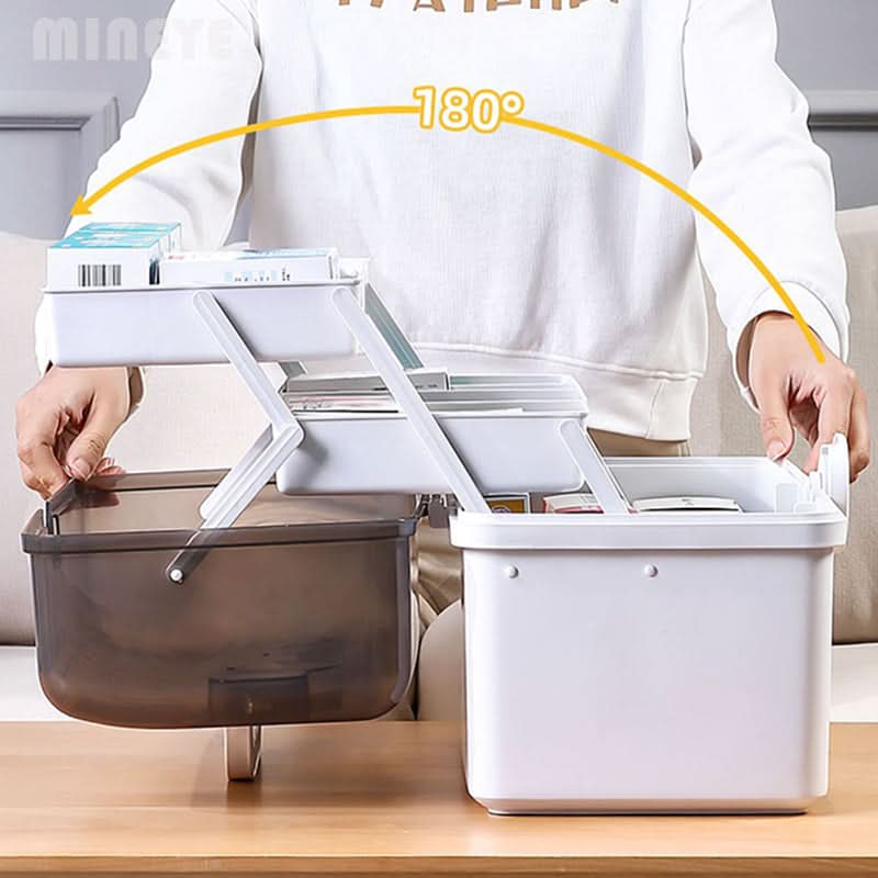 Organizador de medicamentos blanco vista adicional – Mil Ideas