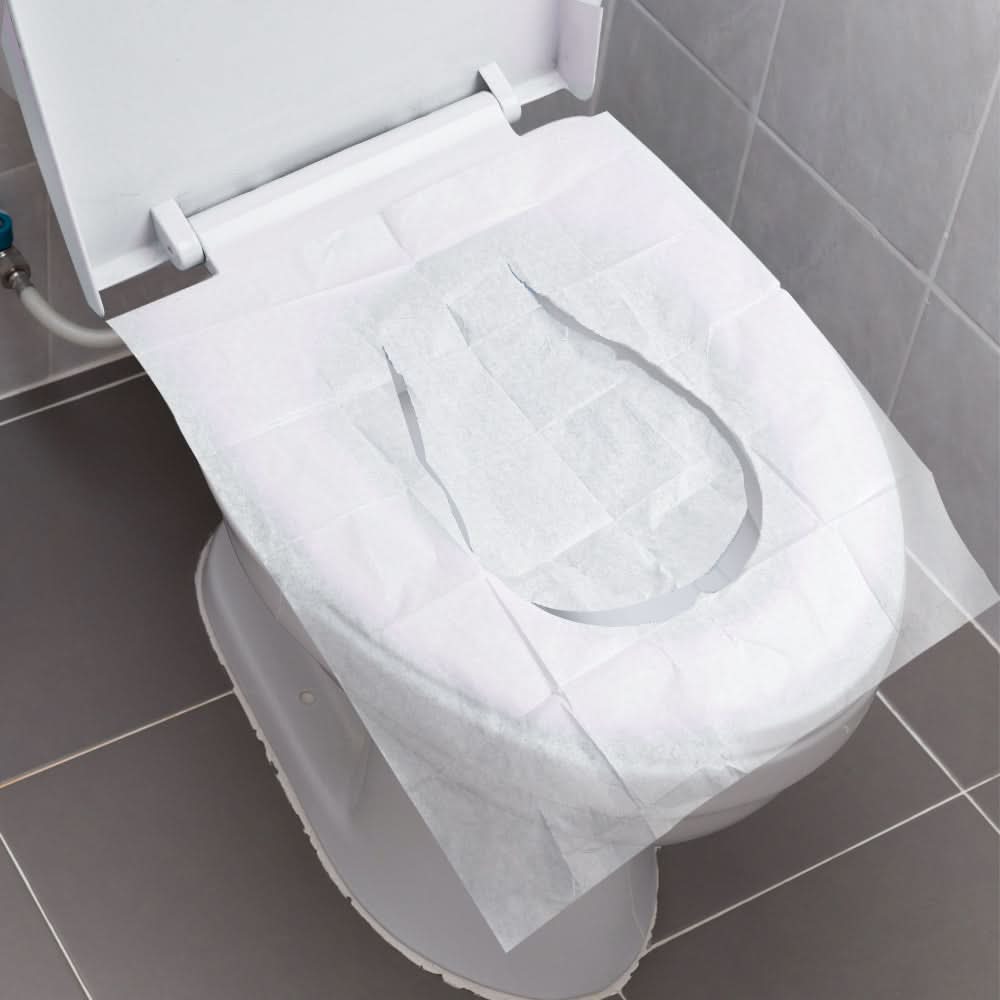 Protectores inodoro desechables en uso – Mil Ideas