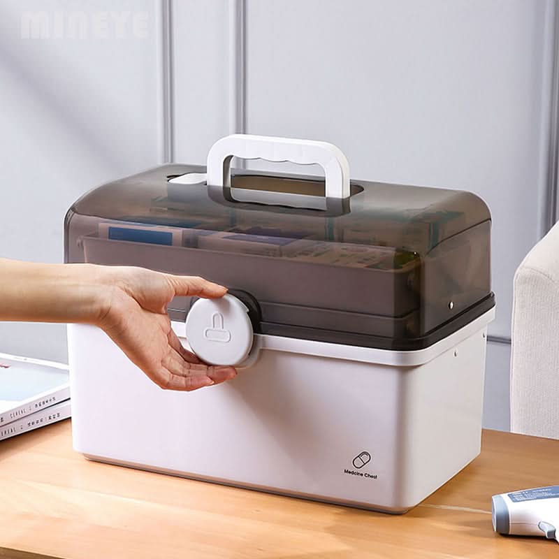 Organizador de medicamentos blanco vista adicional – Mil Ideas