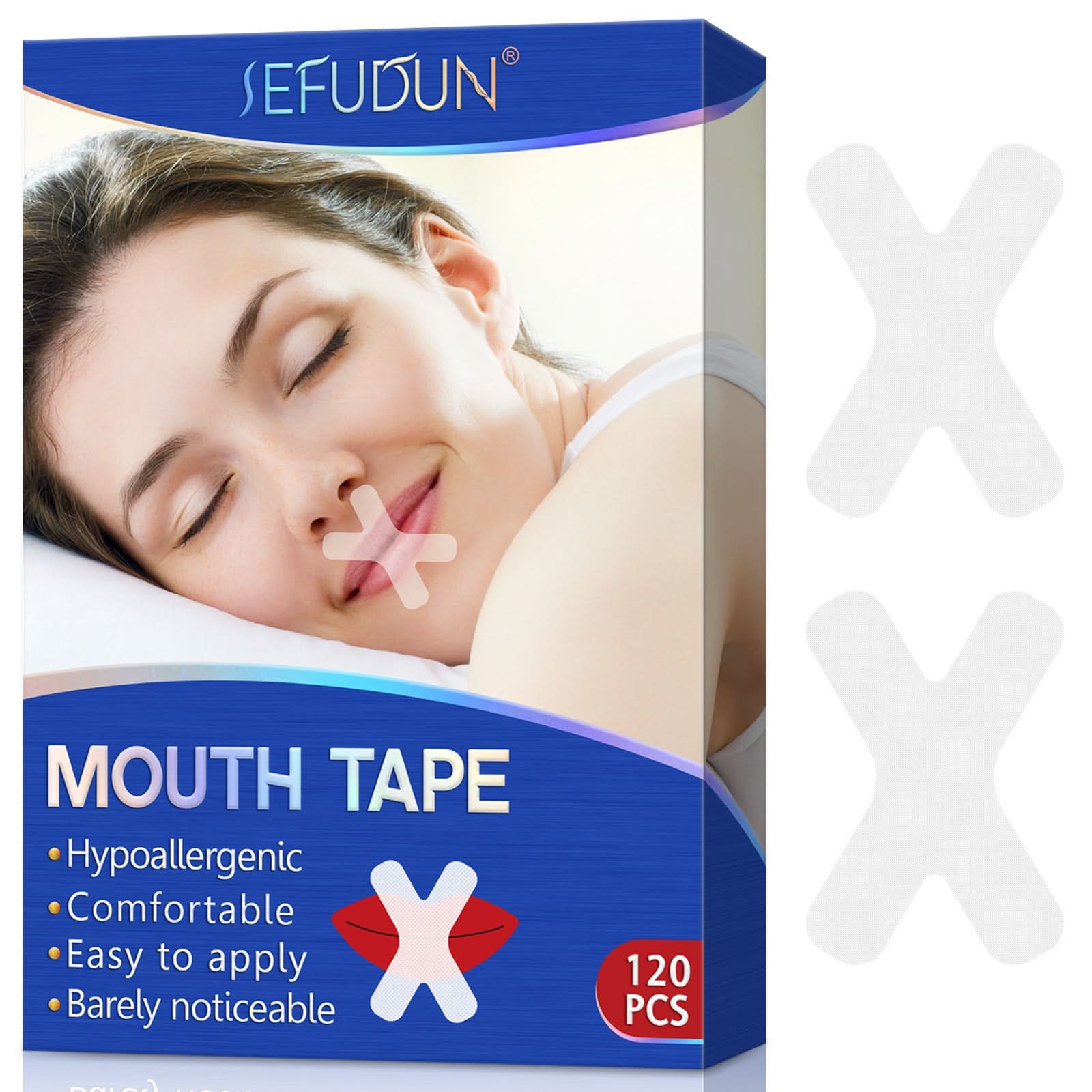Cinta bucal para respiración nasal x120 unidades – Mil Ideas
