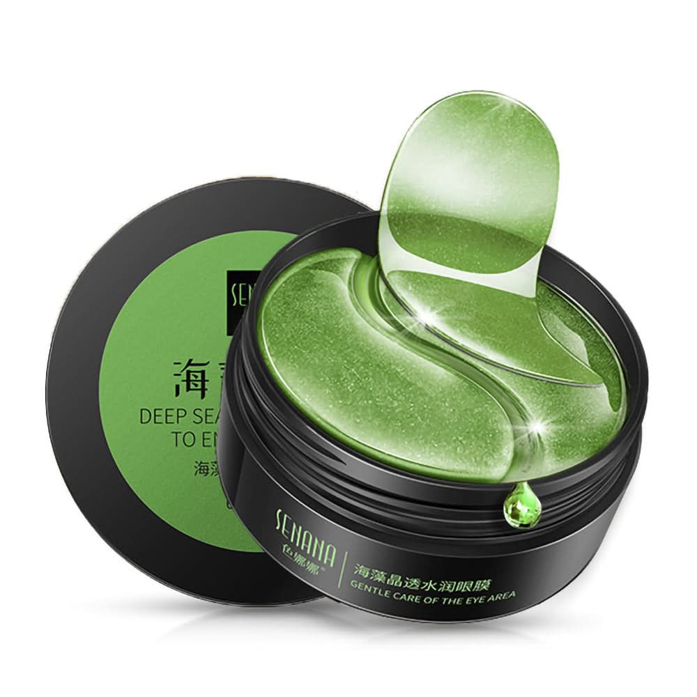 Pack de 60 Mascarillas Anti Ojeras con Colágeno en uso – Mil Ideas