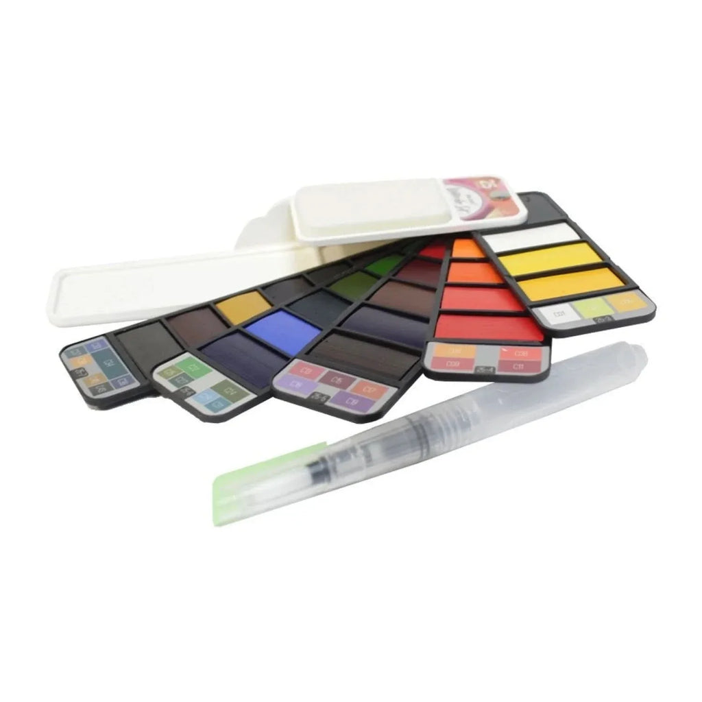 Set de Acuarela 24 Colores en uso – Mil Ideas