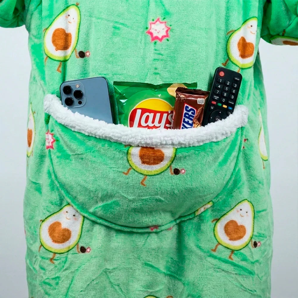 Hoodie Niños Polar con Capucha Marca Wilma
