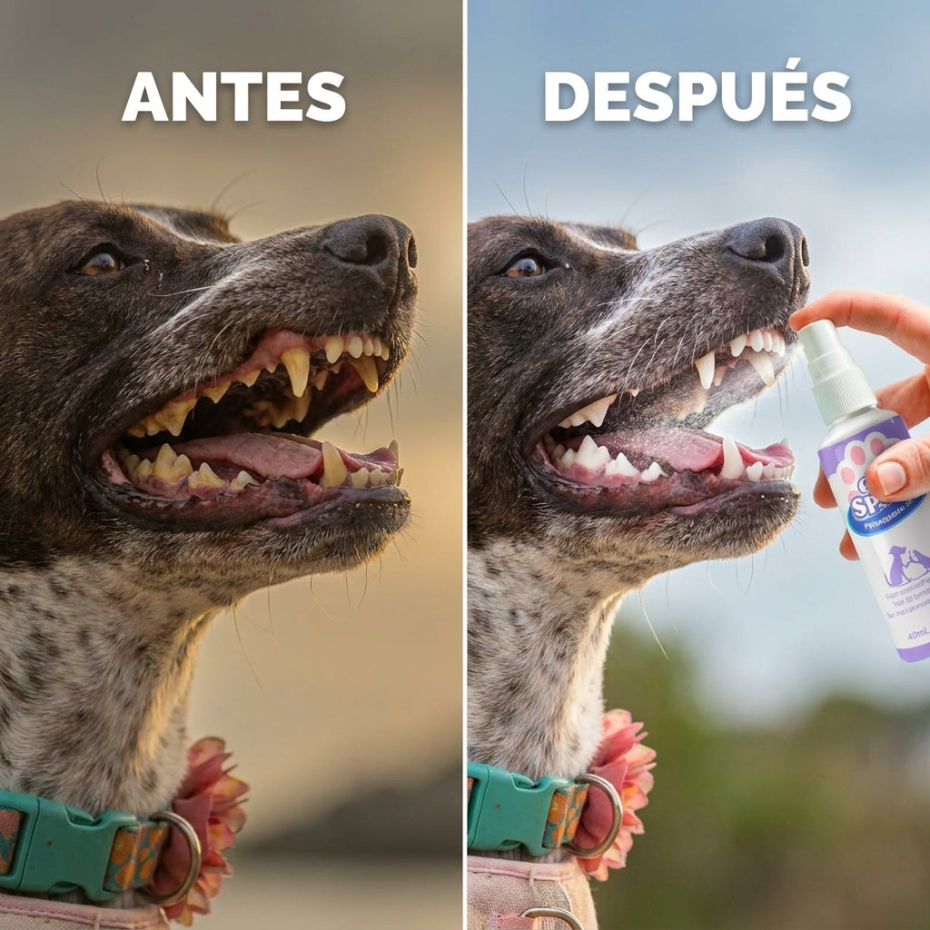 Spray bucal para mascotas en uso – Mil Ideas