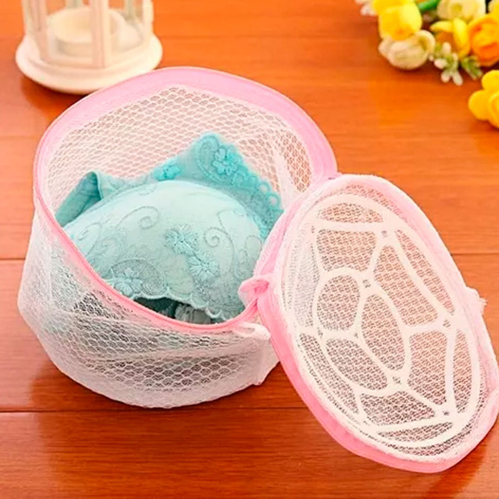 Bolsa lavarropa circular en uso dentro del lavarropas – Mil Ideas