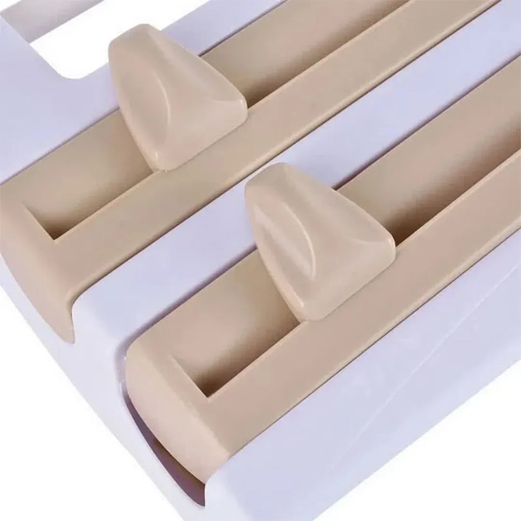 Soporte dispensador y cortador de rollos 3 en 1 vista adicional – Mil Ideas