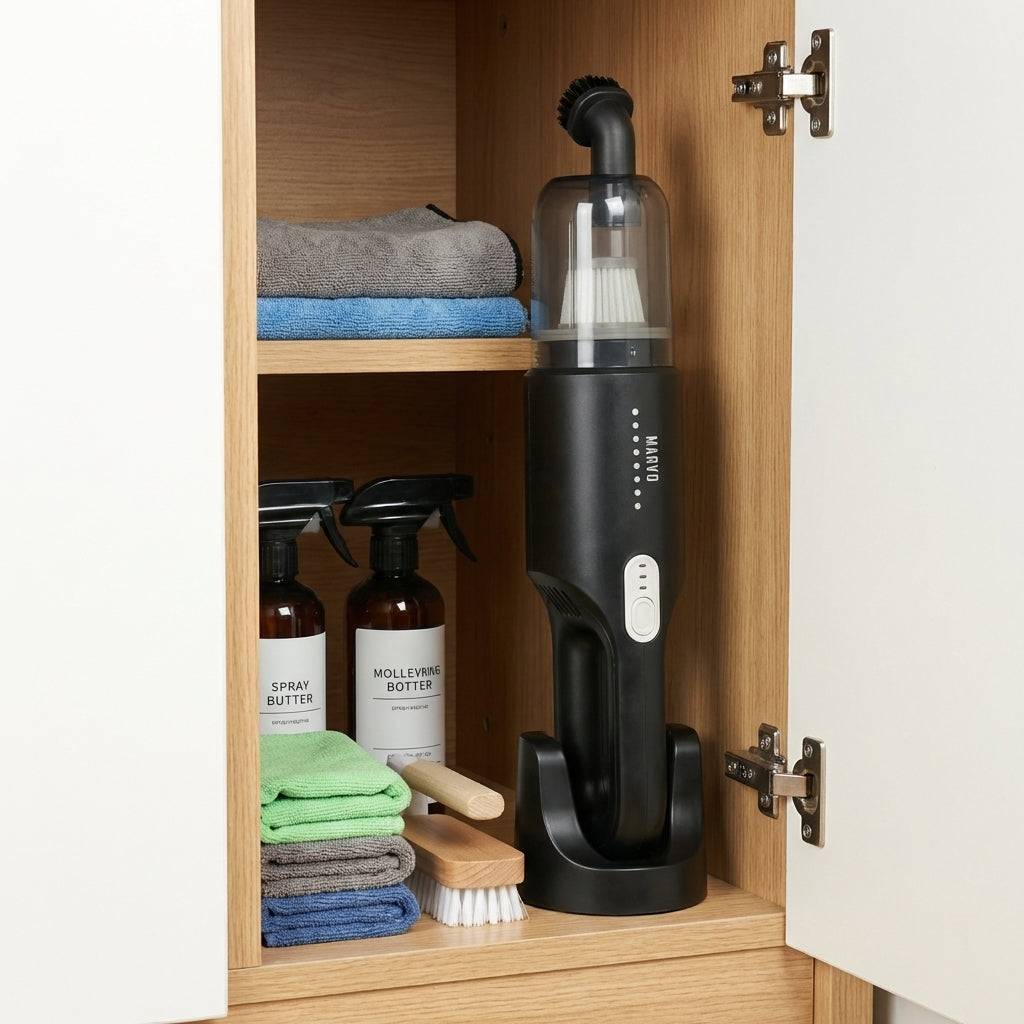 Aspiradora Marvo HVC-003 en uso – Mil Ideas