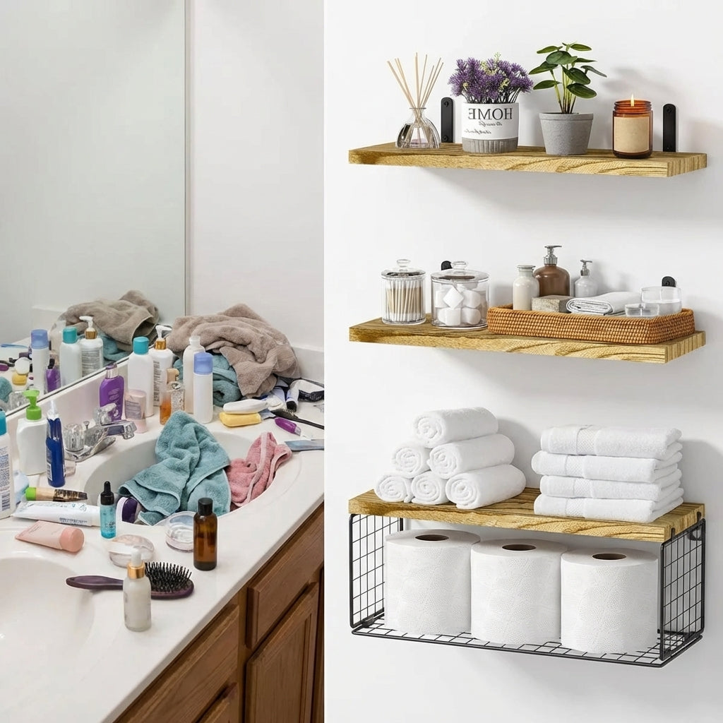 Set de 3 Estantes Decorativos Flotantes vista adicional – Mil Ideas