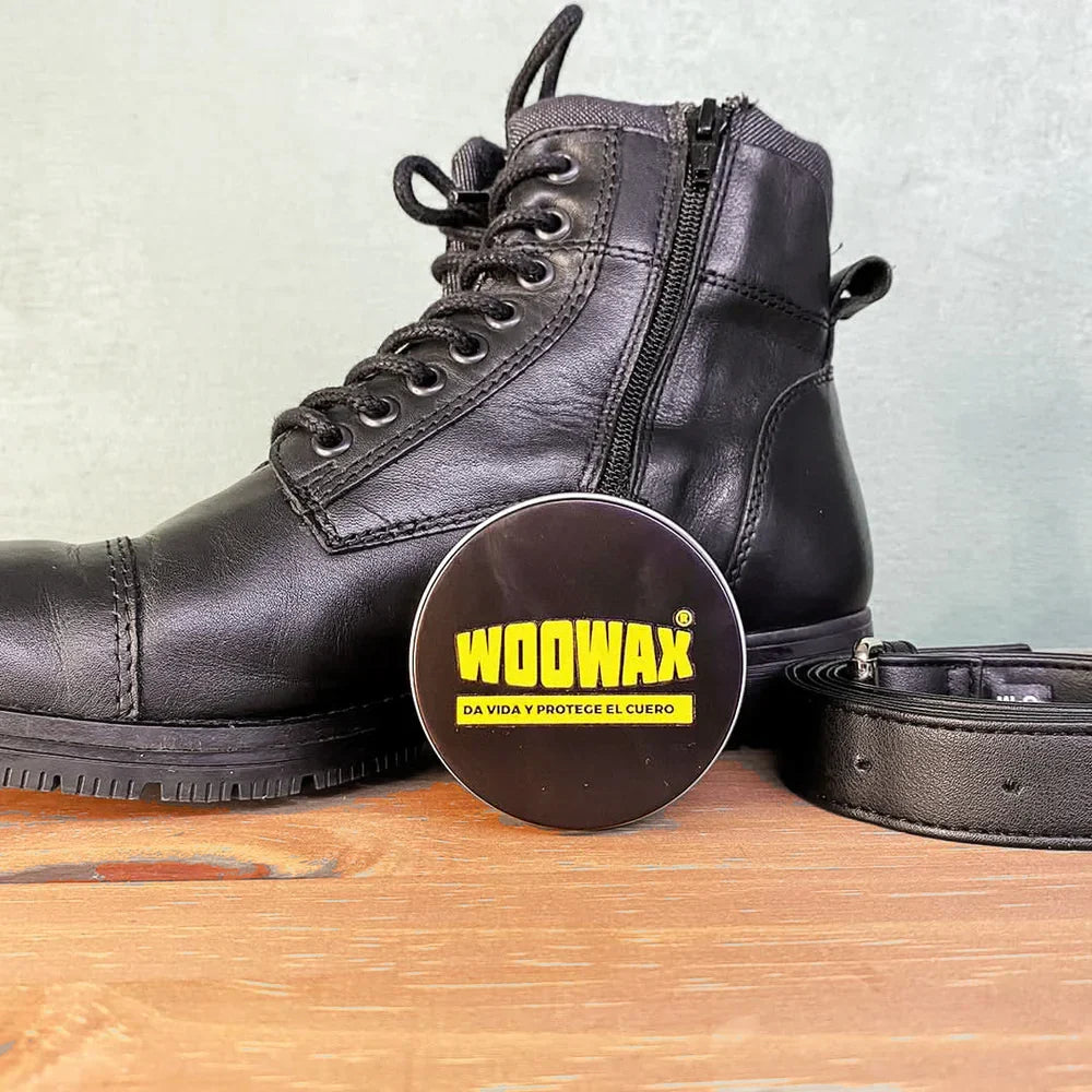 Pack de 3 protector y revividor de cuero Woowax detalle – Mil Ideas
