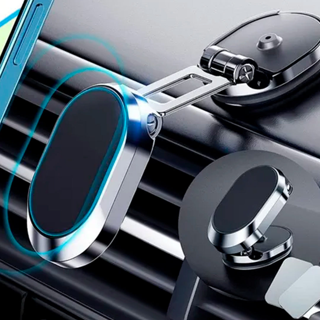 Soporte celular magnético para auto en uso – Mil Ideas