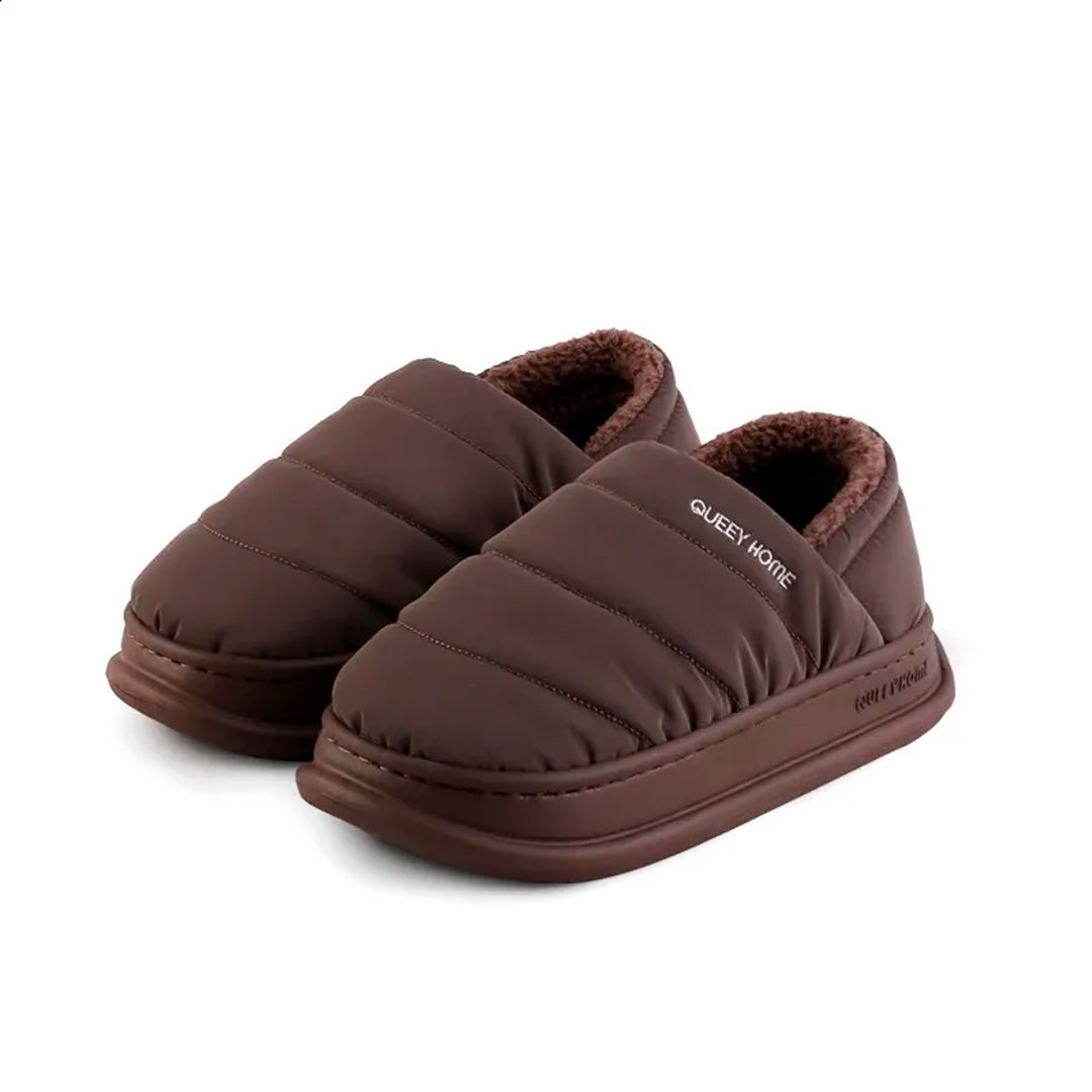 Pantufla cerrada Queey Home símil corderito – Mil Ideas
