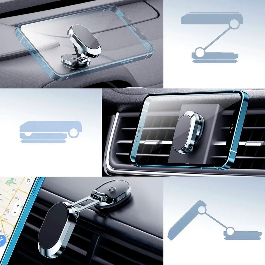 Soporte Celular Magnético Para Auto Adhesivo Plegable
