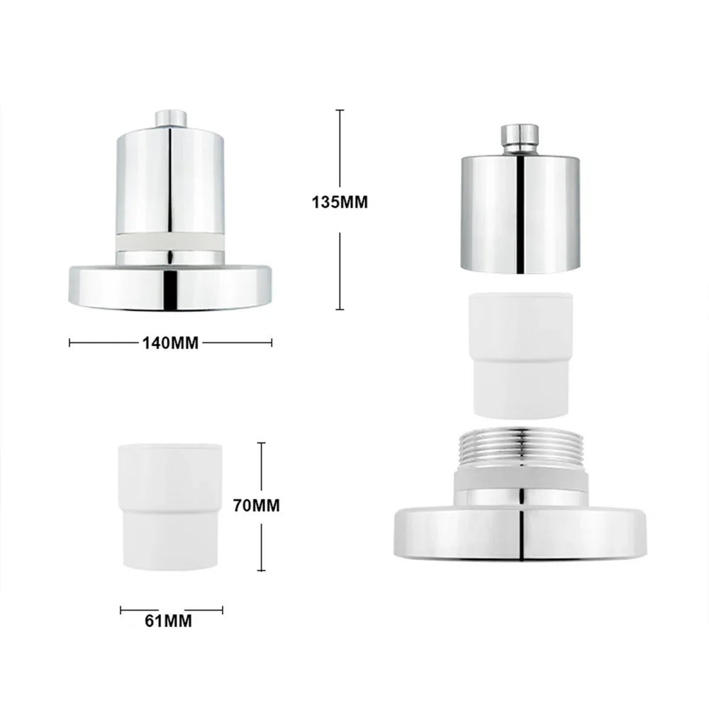 Pack Cabezal de Ducha + 2 Filtros Purificadores de Aqua Pure Mil Ideas
