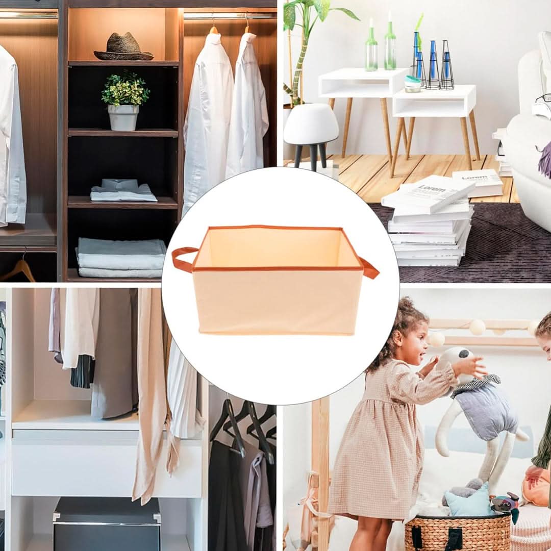 Caja organizadora Akro en tela plegable detalle – Mil Ideas
