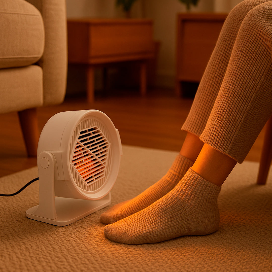 Caloventilador cañón 400W en uso – Mil Ideas