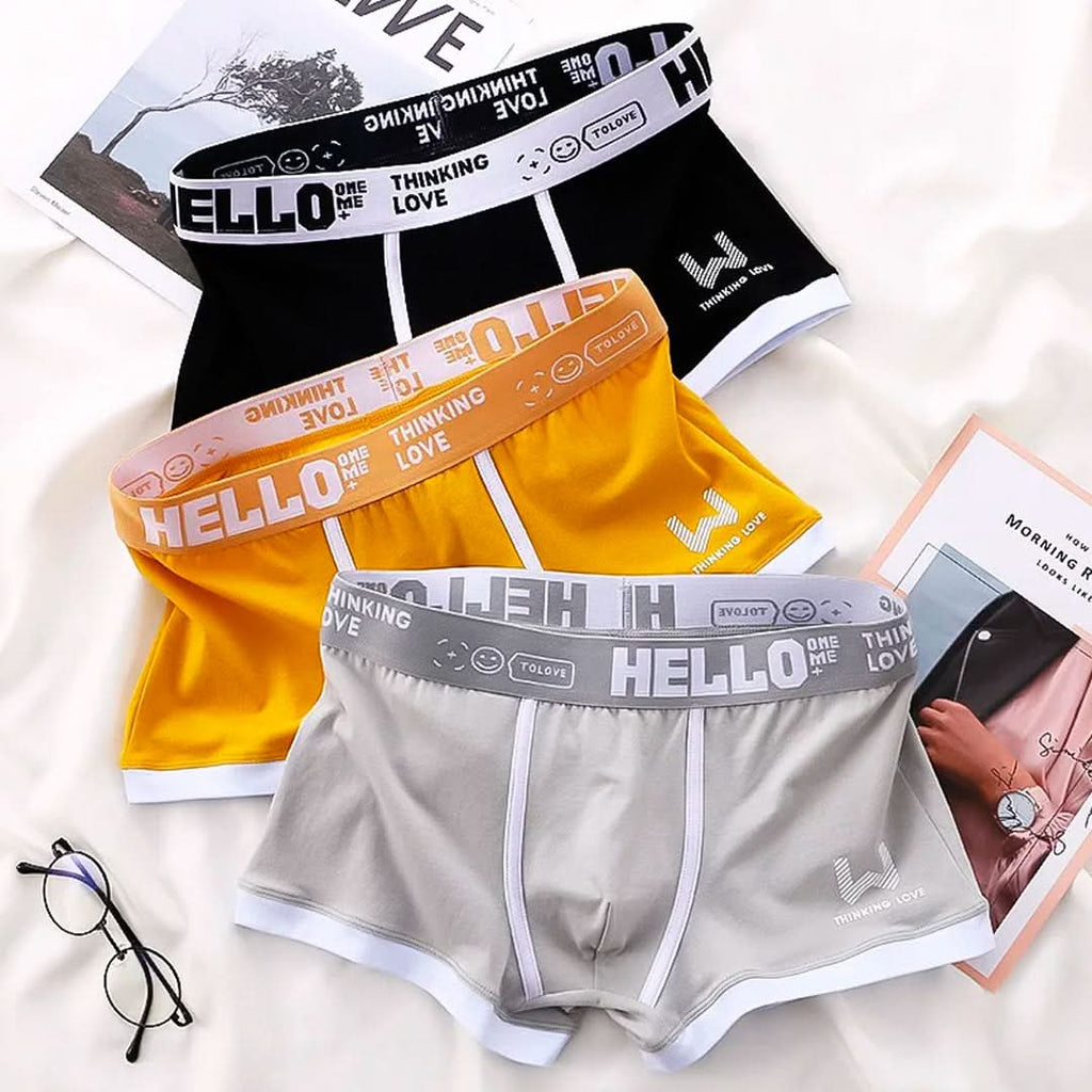 Set de 3 calzoncillos bóxer de algodón – Mil Ideas
