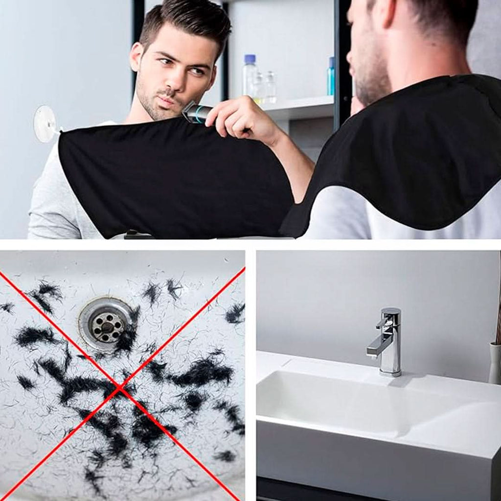 Delantal para Afeitado con Ventosa Mil Ideas