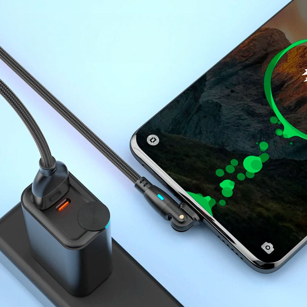 Cable de carga giratorio 180 grados vista adicional – Mil Ideas