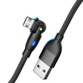 Cable de carga giratorio 180 grados detalle – Mil Ideas