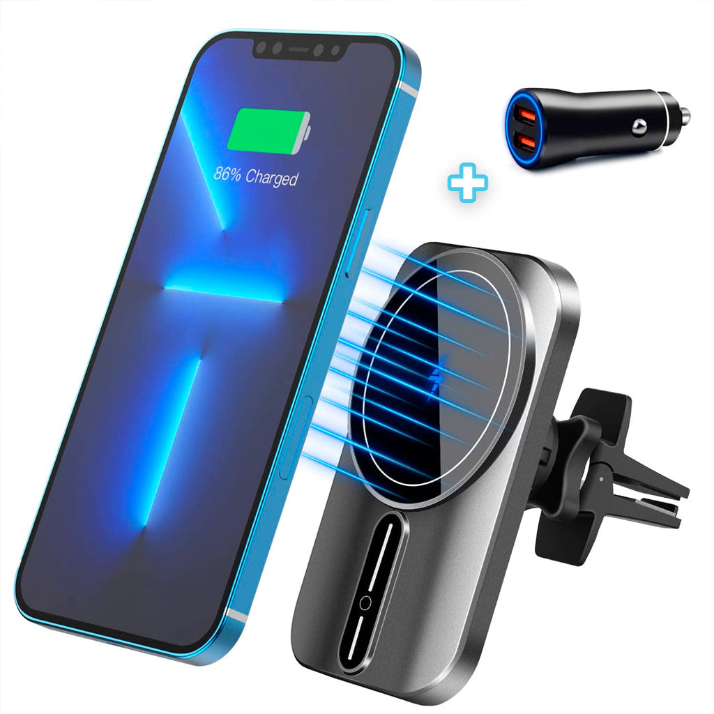 Cargador magnético inalámbrico QC3.0 360° – Mil Ideas