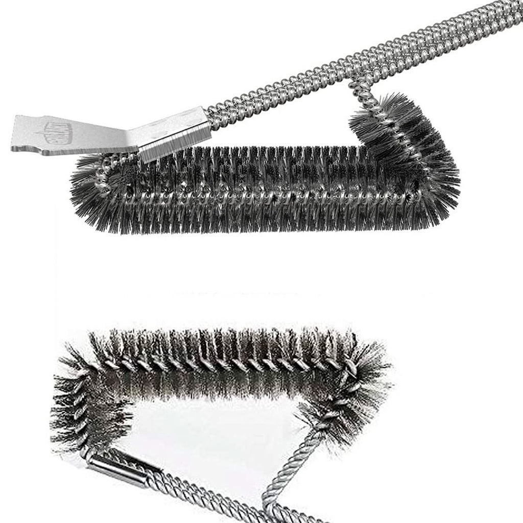 Cepillo raspador de acero para parrilla vista adicional – Mil Ideas