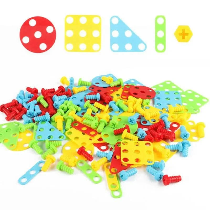 Set creativo con taladro y tablero didáctico vista adicional – Mil Ideas