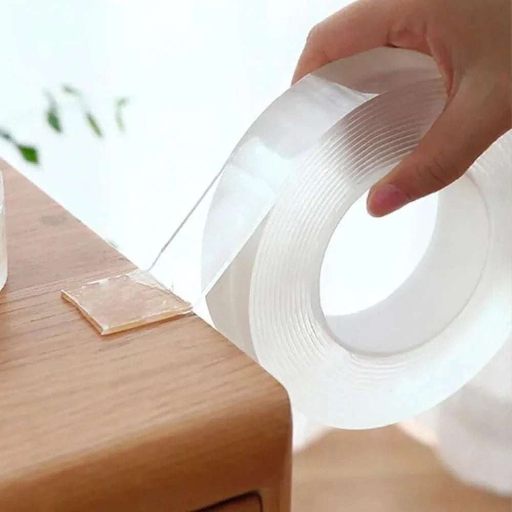 Cinta de doble faz Leisel transparente vista adicional – Mil Ideas