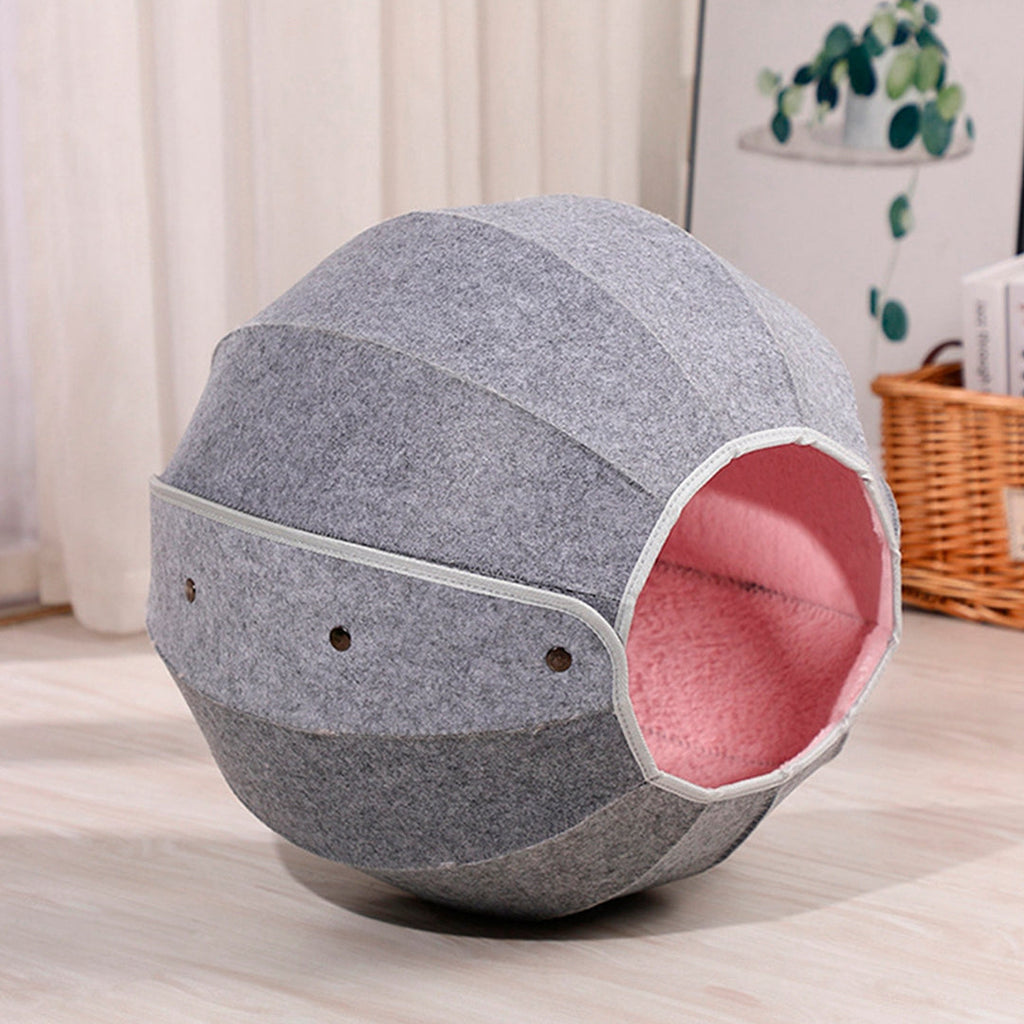 Juego cama para gato 360 en uso – Mil Ideas