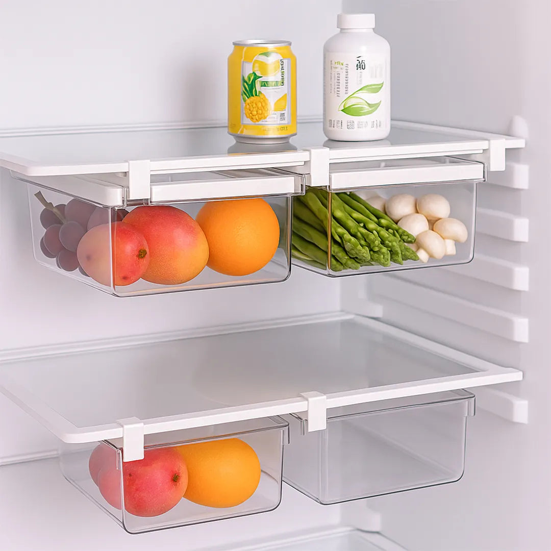 Set de 2 organizadores para heladera ajustables detalle – Mil Ideas
