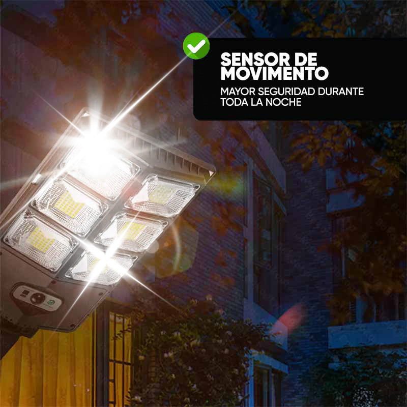 Foco solar 6 LED vista adicional – Mil Ideas
