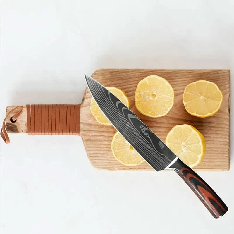 Set de 9 Cuchillos Omura para Cocina Modelo Omine