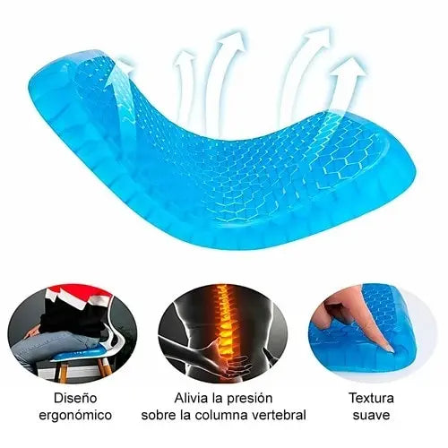 Almohadón Gel Antideslizante vista adicional – Mil Ideas