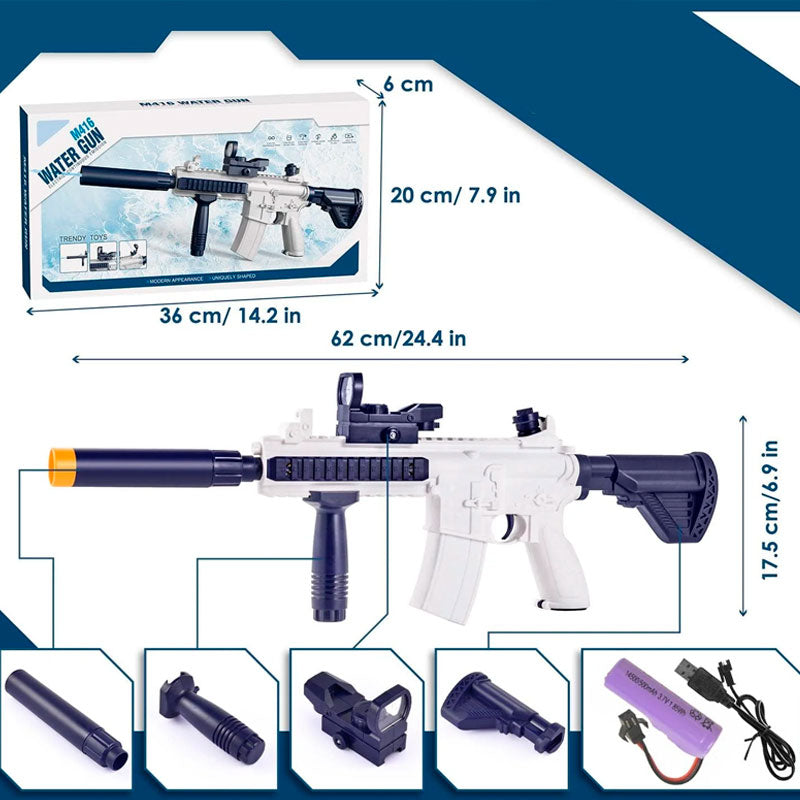 Pistola de Agua M416 a Batería Recargable vista adicional – Mil Ideas