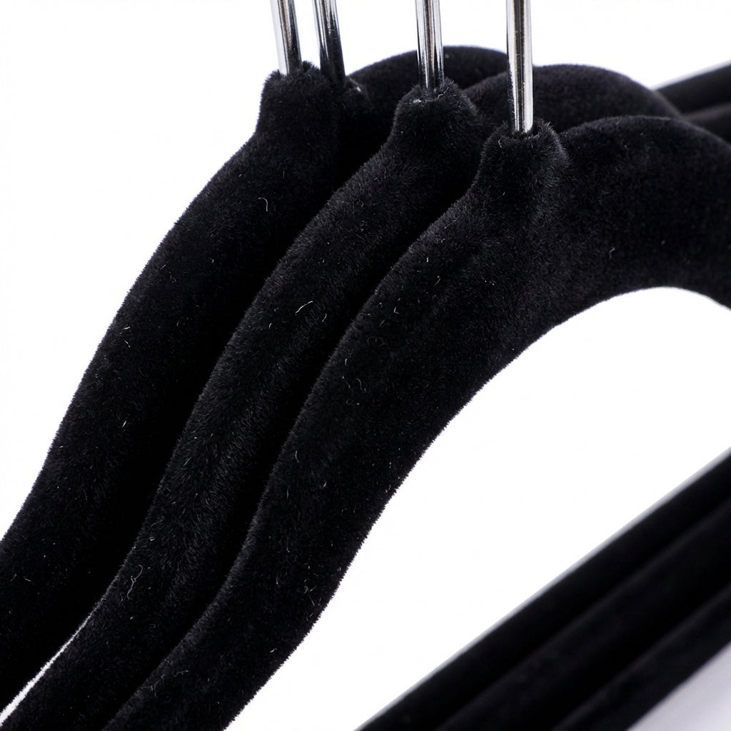 Perchas Velvet de Terciopelo Antideslizantes vista adicional – Mil Ideas